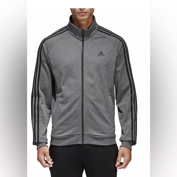adidas Men's Essentials 3-Stripe Tricot Tracktop